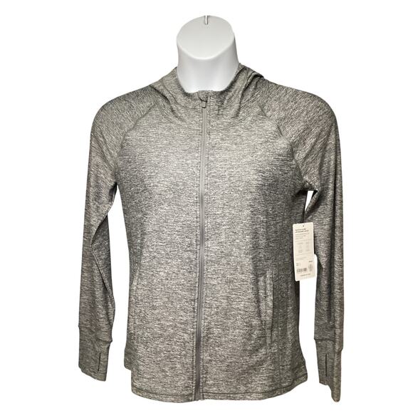 Athleta Jackets & Blazers - Athleta Pacifica Illume UPF Relaxed Jacket Medium Power of She Zip Up Hoodie